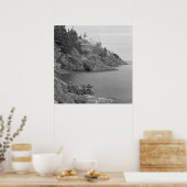 フクロウのヘッドライト ポスター (キッチン)