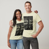 フクロウのヘッド公園のワイシャツ Tシャツ (ユニセックス)
