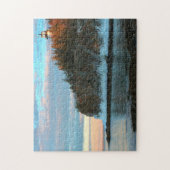 フクロウのヘッド灯台、Penobscot湾メイン ジグソーパズル (縦)