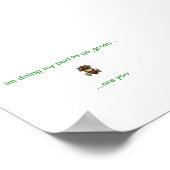 フクロウのポスター ポスター (角)