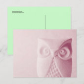 フクロウのポストカード ポストカード (正面/裏面)