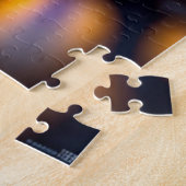 フクロウのマクロフォトを持つパズル ジグソーパズル (側面)