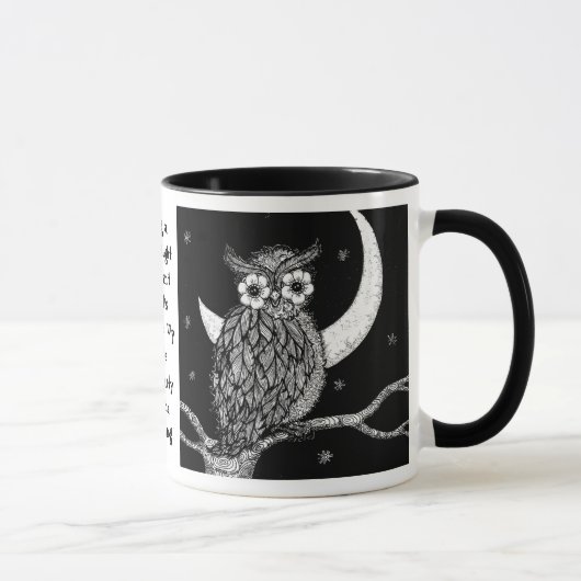 フクロウのマグ マグカップ (右)
