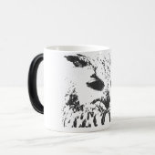 フクロウのマグ モーフィングマグカップ (正面左)