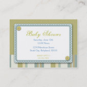 フクロウのメモカード 名刺 (裏面)