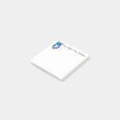 フクロウのモノグラムのポスト・イット ポストイット (アングル)