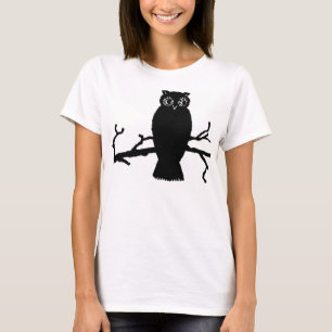 フクロウのワイシャツ Tシャツ