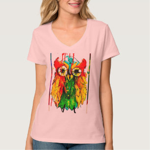 フクロウのワイシャツ Tシャツ