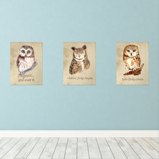 フクロウの不行跡:いたずらと知恵の集まり (ウッドフロア)