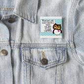 フクロウの先生ボタン 缶バッジ (インサイチュ)