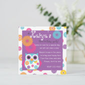 『フクロウの光』 招待状 (スタンド正面)