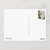 フクロウの冬 ポストカード (裏面)