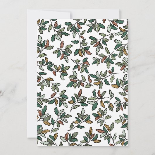 フクロウの別れを告げる新しい章 招待状 (裏面)