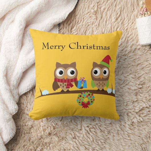 フクロウの友人とギフト枕 クッション (ブランケット)