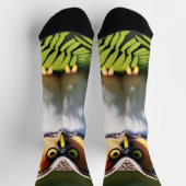 フクロウの叫び声：夜の美しい ソックス (上部)