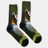 フクロウの叫び声：夜の美しい ソックス (右)