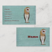 フクロウの名刺 名刺 (正面/裏面)