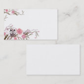 フクロウの名刺 名刺 (正面/裏面)