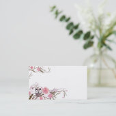 フクロウの名刺 名刺 (スタンド正面)