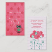 フクロウの名刺 名刺 (正面/裏面)