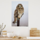 フクロウの垣根 ポスター (キッチン)