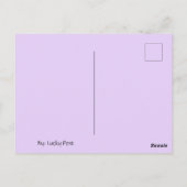 フクロウの壁画ポストカード ポストカード (裏面)