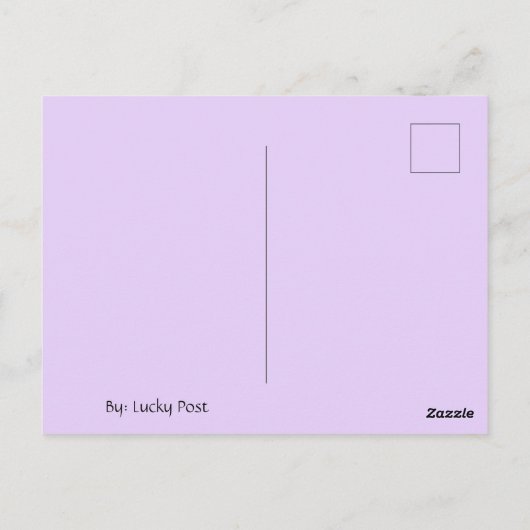 フクロウの壁画ポストカード ポストカード (裏面)