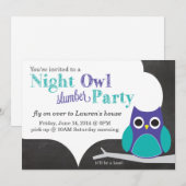 フクロウの夜の集会 招待状 (正面/裏面)