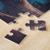 フクロウの夜見張り、山脈、夜警フクロウ ジグソーパズル (側面)