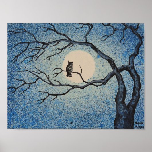 フクロウの夜警 ポスター (正面)