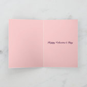 フクロウの妖精のプリンセスのバレンタインデーカード シーズンカード (内部)