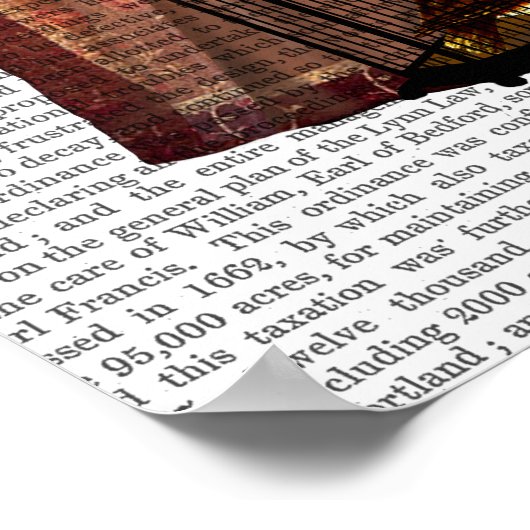 フクロウの婦人 ポスター (角)