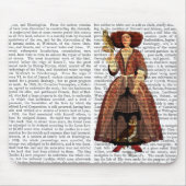 フクロウの婦人 マウスパッド (正面)