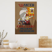 フクロウの家はフクロウの婦人を求めた ポスター (キッチン)