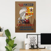 フクロウの家はフクロウの婦人を求めた ポスター (ホームオフィス)