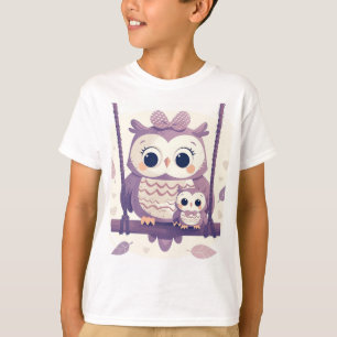 フクロウの家族。 Tシャツ