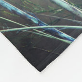 フクロウの小さいフリースブランケットを掘り進むこと フリースブランケット (角)