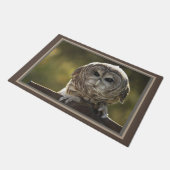 フクロウの形 ドアマット (アングル)