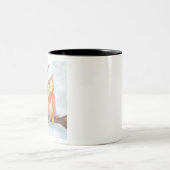 フクロウの恋人たち ツートーンマグカップ (中央)