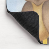 フクロウの恋人たち マウスパッド (コーナー)