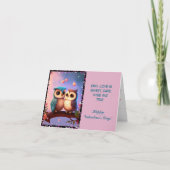 フクロウの愛はバレンタインデー|過去記事 シーズンカード (正面)