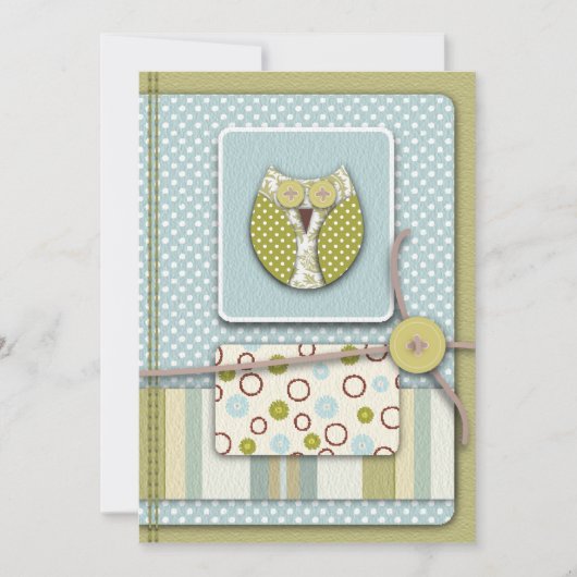 フクロウの招待状 招待状 (正面)