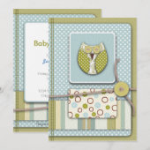 フクロウの招待状 招待状 (正面/裏面)