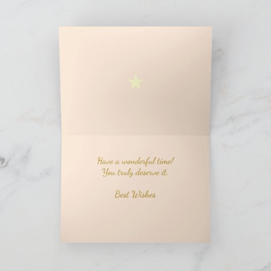 フクロウの挨拶を楽しむ シーズンカード (内部)