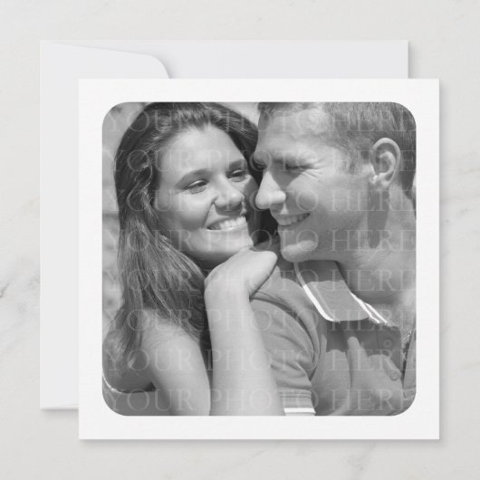 フクロウの新郎新婦の結婚式 保存日付のお知らせ セーブザデート (裏面)