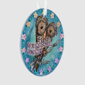 フクロウの旅 オーナメント (正面)