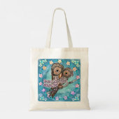 フクロウの旅 トートバッグ (裏面)