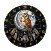 フクロウの星のように投げる ダーツボード (正面)