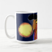 フクロウの星夜 コーヒーマグカップ (左)