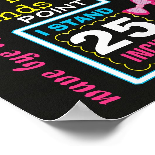 フクロウの最初の誕生日パーティーChalkboardサインのポスター ポスター (角)